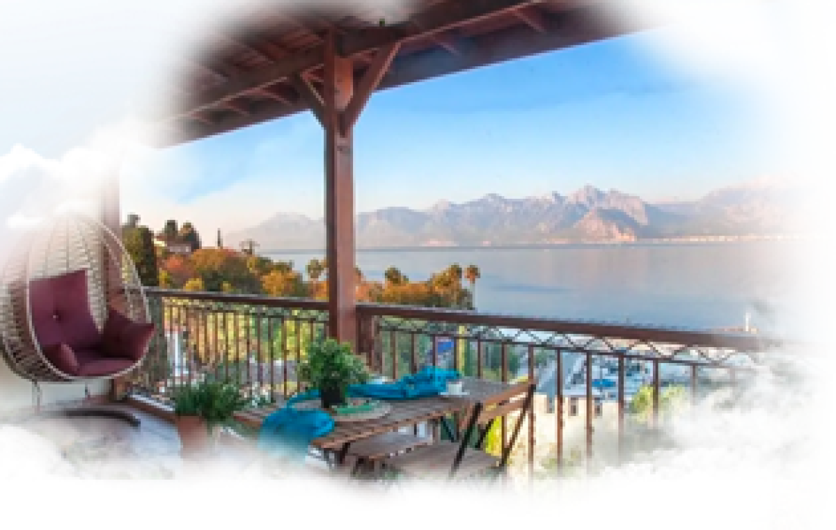 Sea and nature view apartment in Kaleiçi